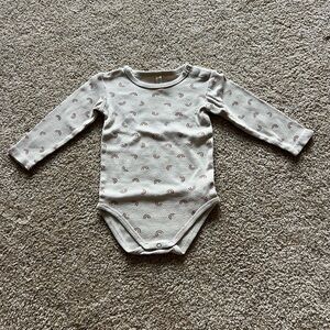 Quincy Mae Ribbed Rainbow Bodysuit